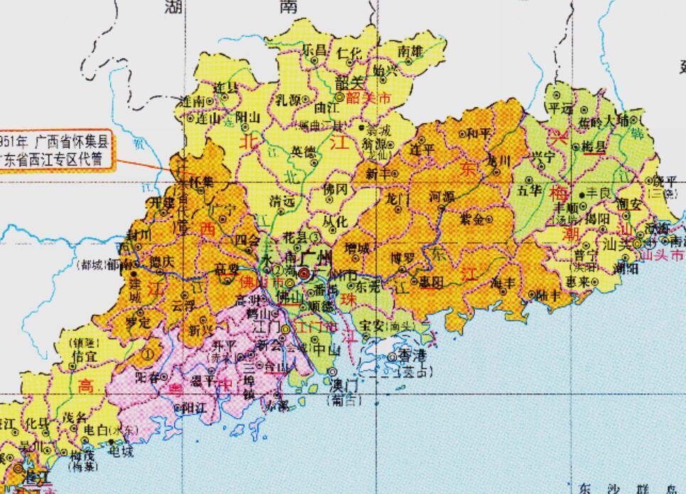 肇慶市的區劃調整廣東省的重要城市為何有8個區縣