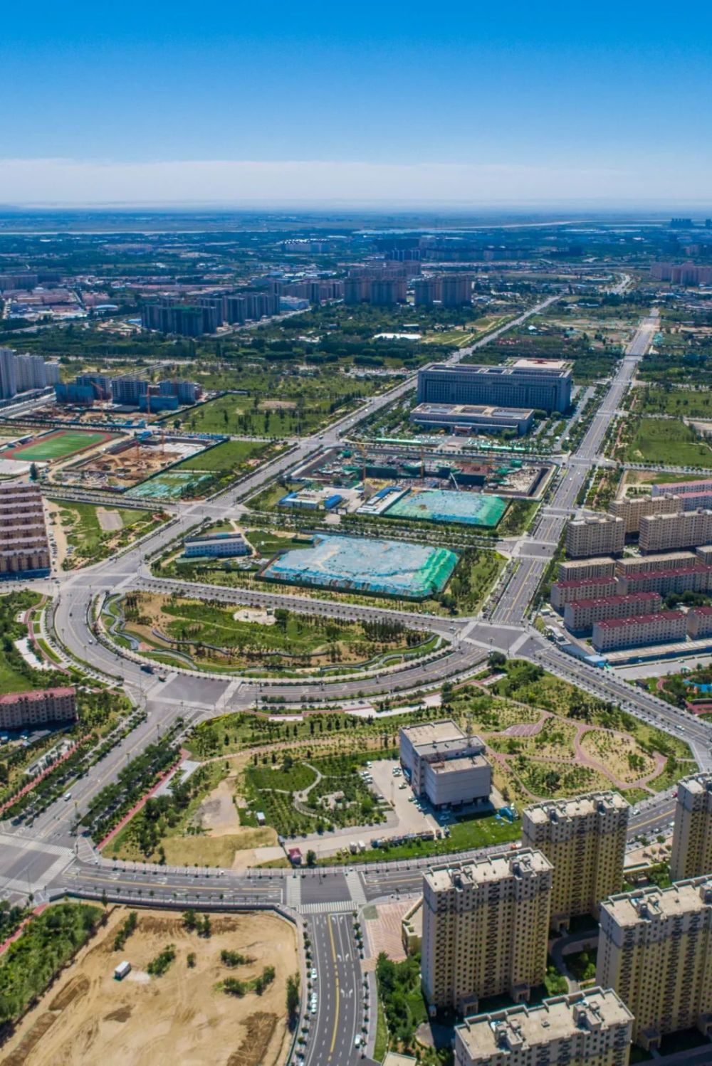 对称,严整,是包头的城市规划思路.