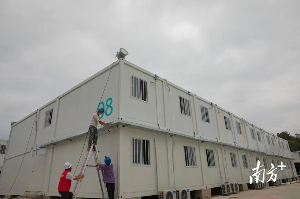 南方视频广州黄埔方舱医院即将建成可提供11000床位