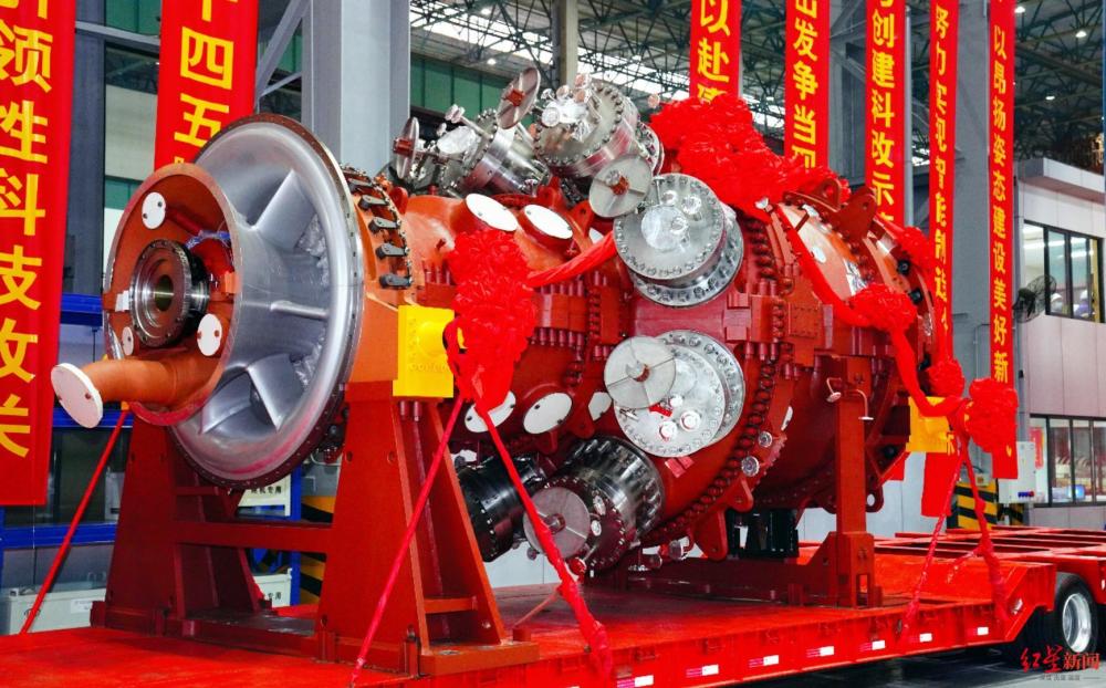 从0到1,100%纯国产重型燃气轮机从四川德阳发运