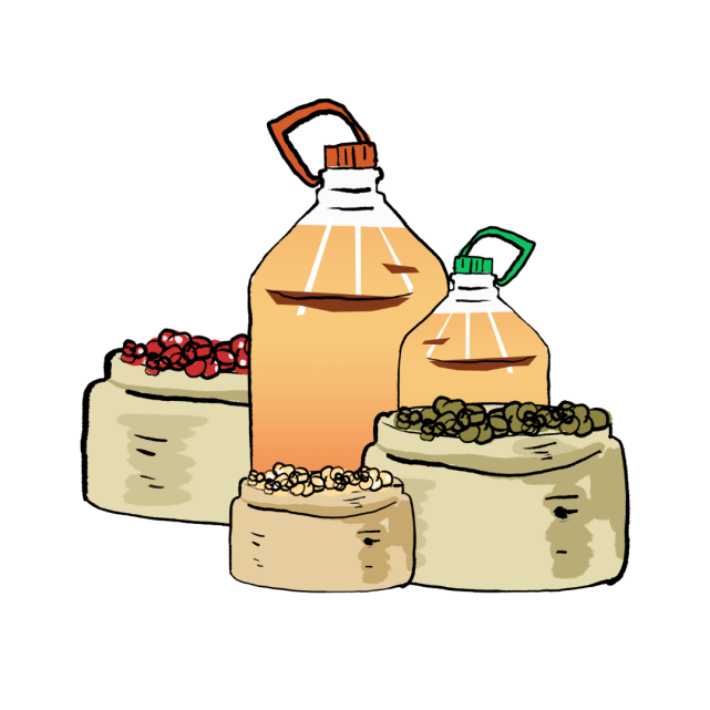 米面粮油及调味品是基础,可根据喜好,适量储备一些肉,蛋,奶及保存时间