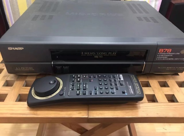 夏普家用vhs录像机