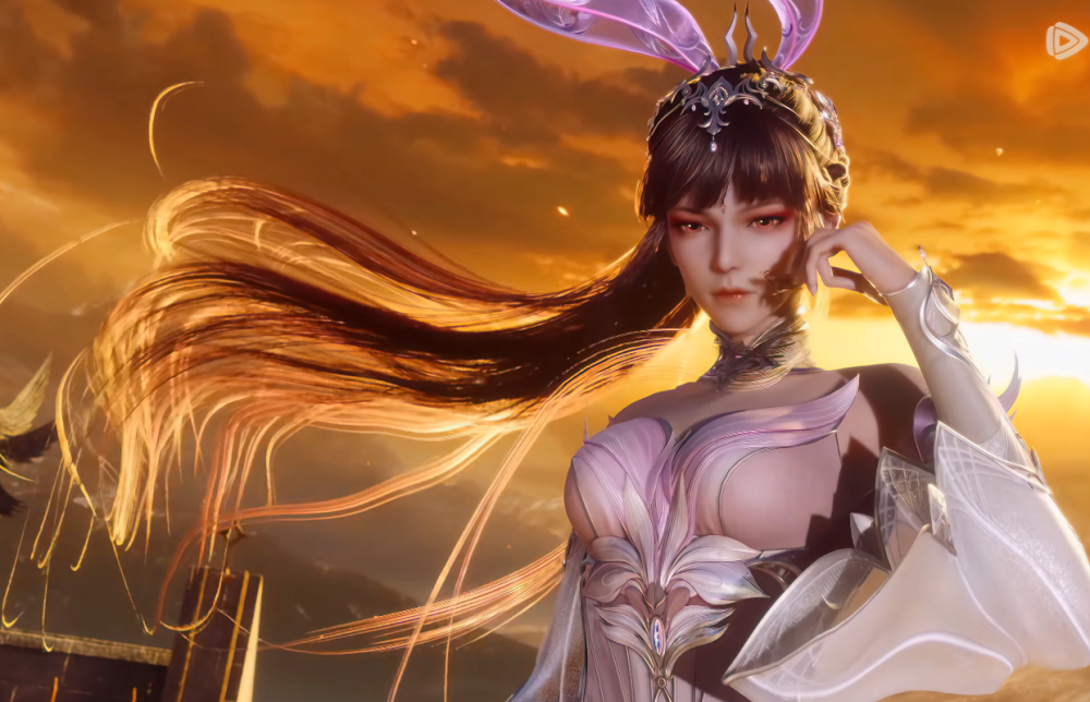 斗罗大陆:小舞武魂真身优化,白色丝袜清晰可见,佛怒唐莲竟比神明还