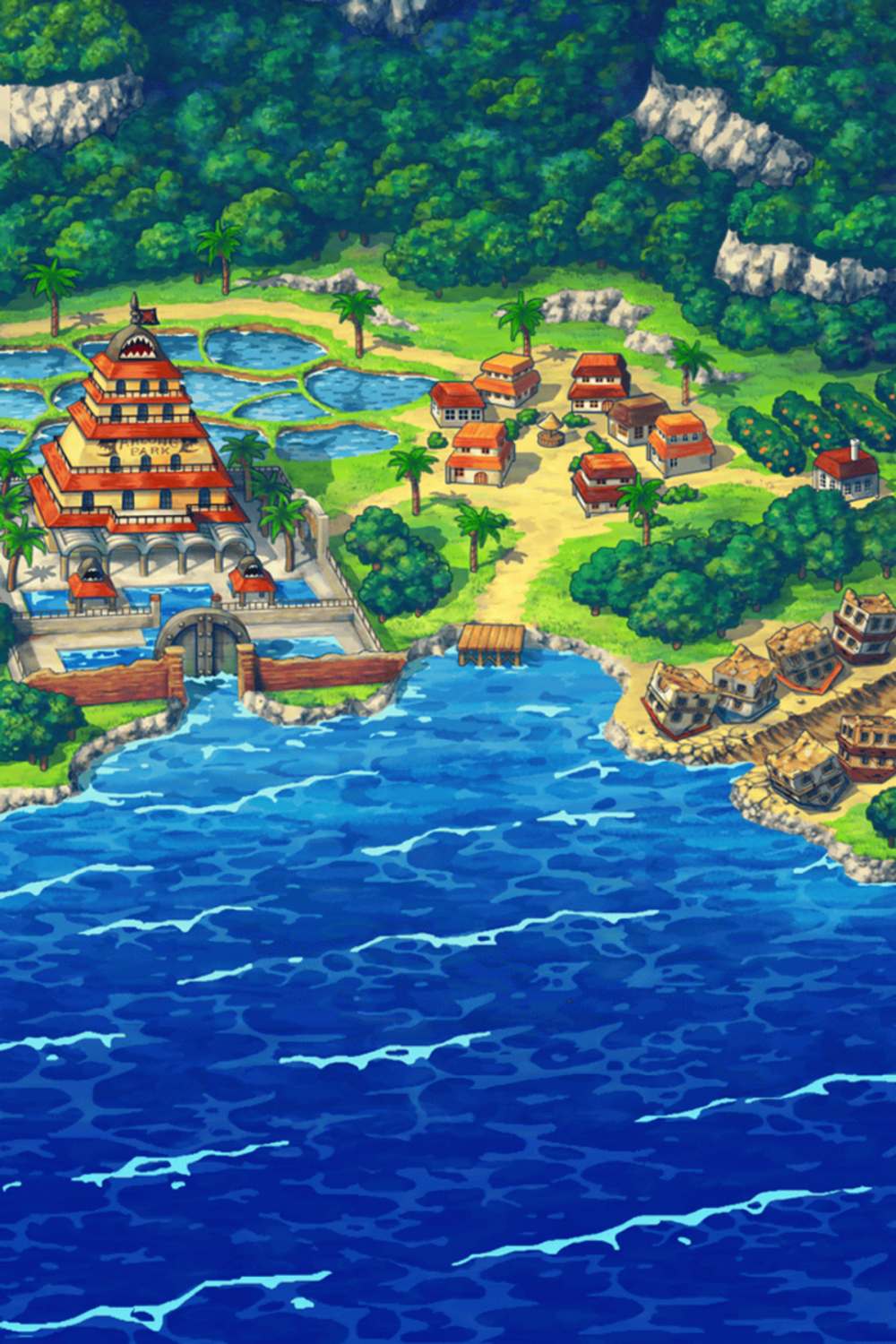 海贼王:各个国家全场景图赏【上篇】,一眼看遍故事的全画面!