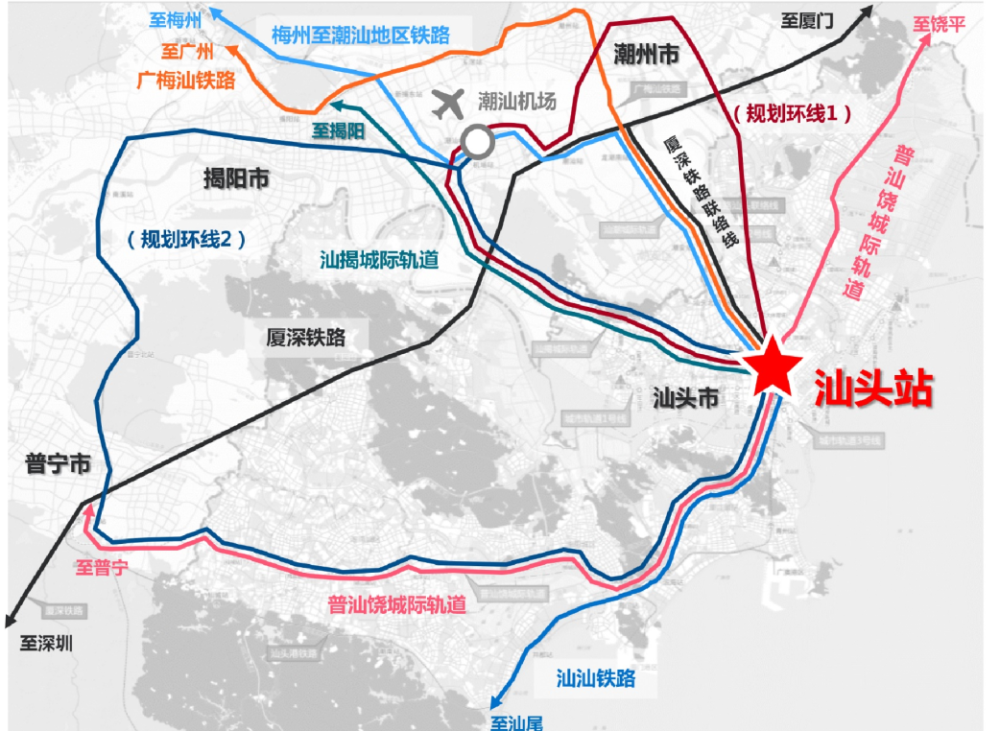 粤东最大4289亿新汕头站进展