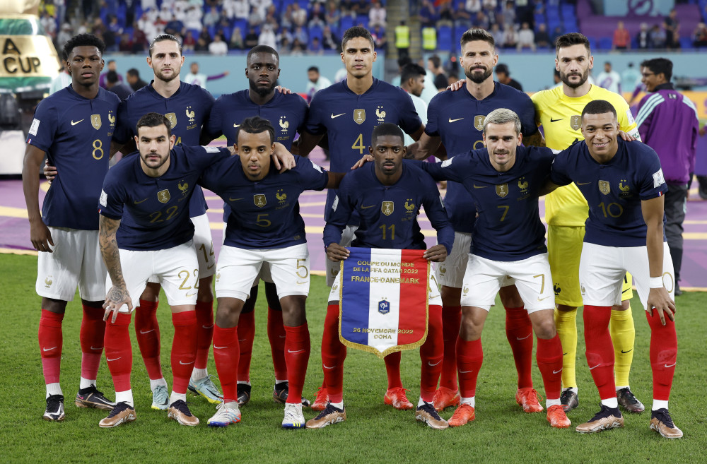 卡塔尔世界杯足球d组法国对阵丹麦