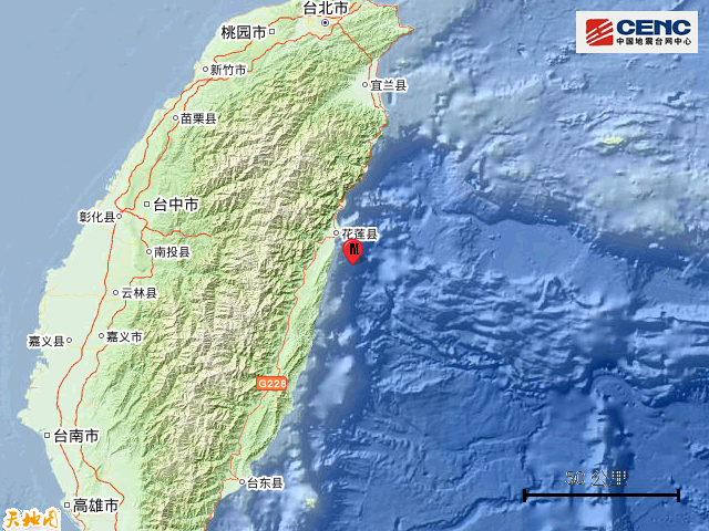 台湾花莲县海域发生4.7级地震墨菲定律是谁说的