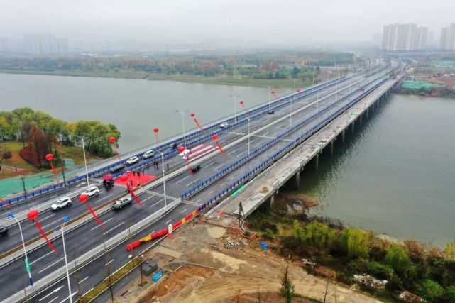 跨越淠河!六安城区这座大桥今日通车