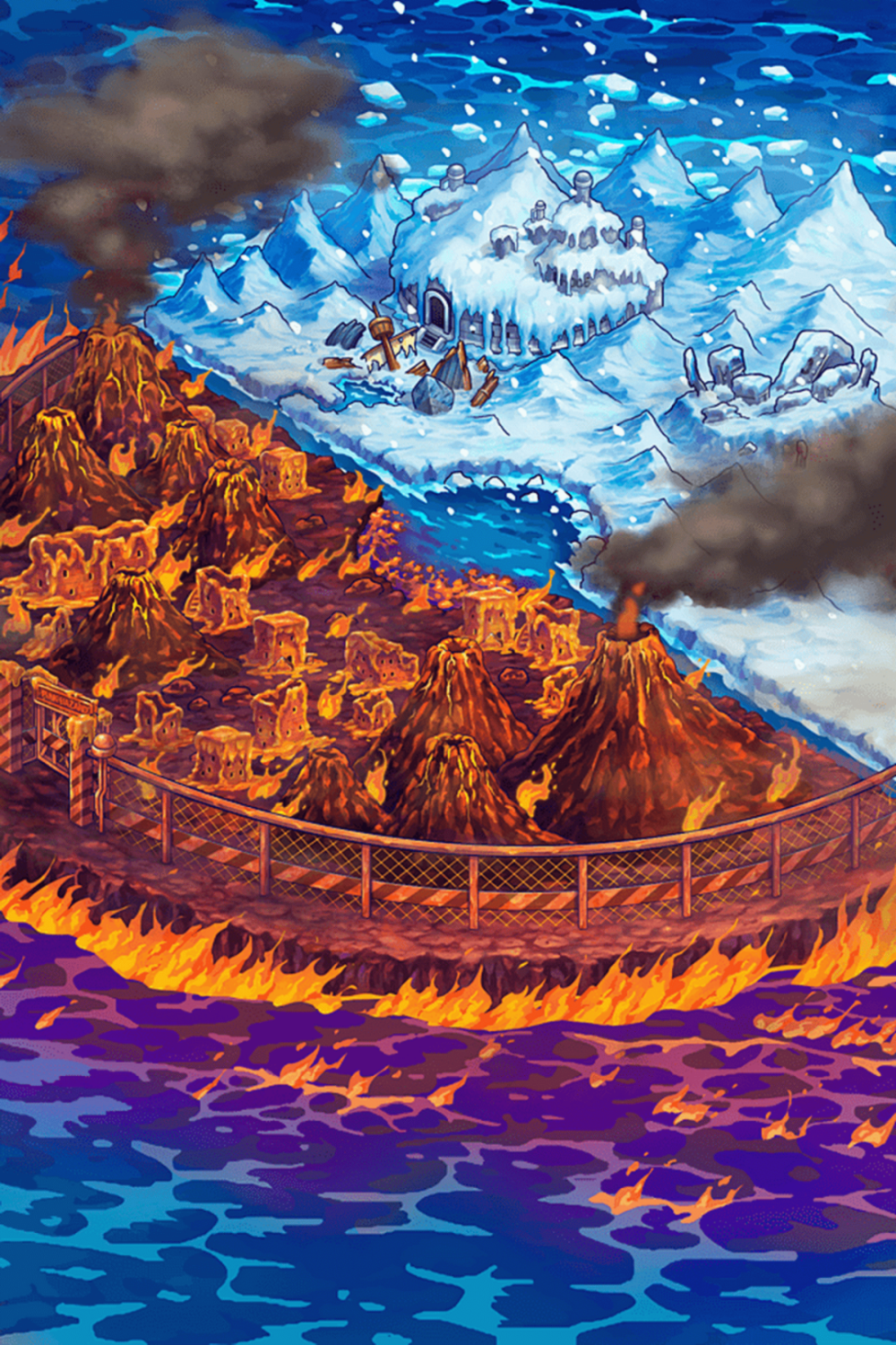 海贼王:各个国家全场景图赏【下篇】,为大家呈现后半段的冒险故事