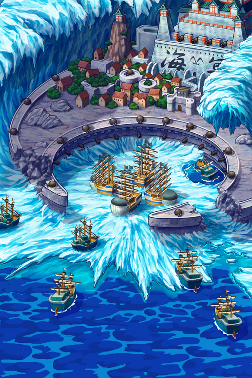 海贼王:各个国家全场景图赏【下篇】,为大家呈现后半段的冒险故事