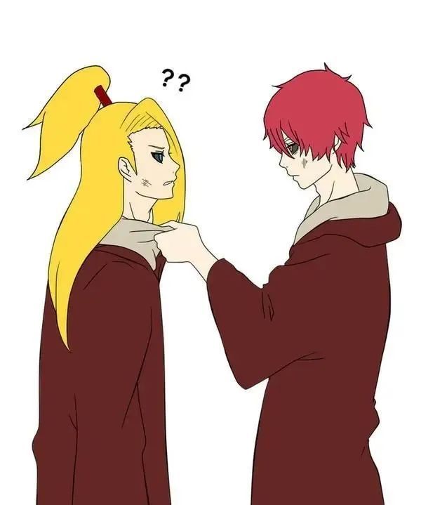 火影忍者晓组织迪达拉和蝎cp头像30个