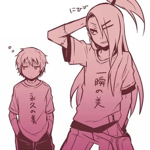 火影忍者晓组织迪达拉和蝎cp头像30个