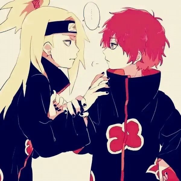 火影忍者晓组织迪达拉和蝎cp头像30个