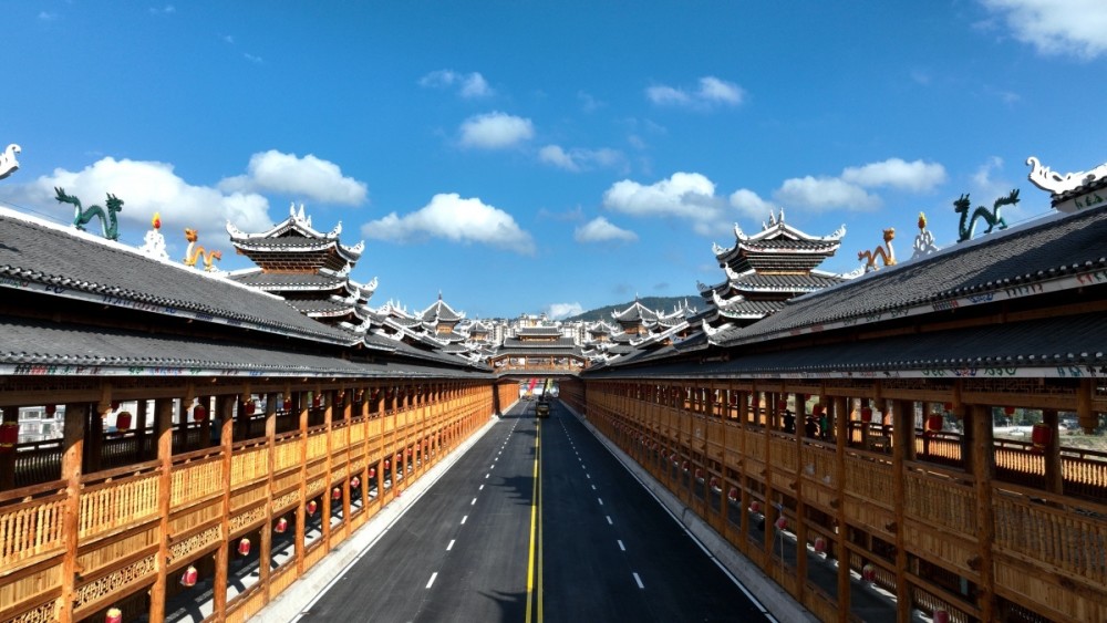 三江又一座风雨桥正式通车