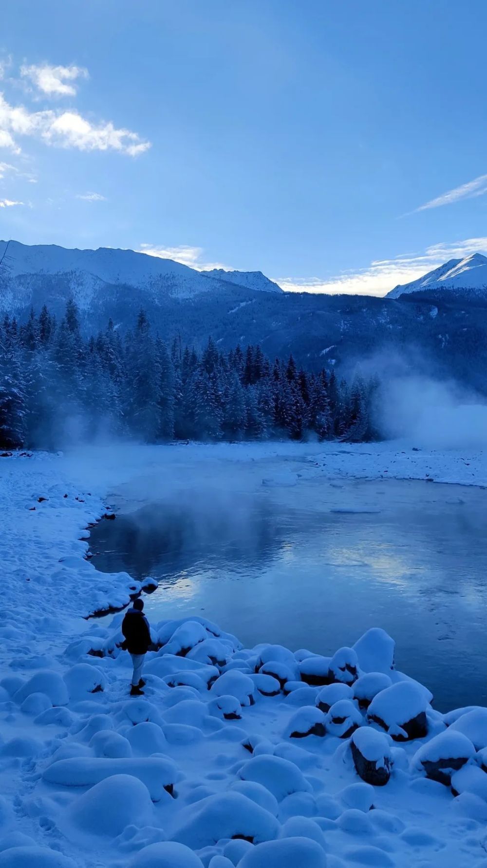 一看到下雪我的心就飘到了阿勒泰