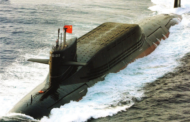 中国核潜艇照片图片