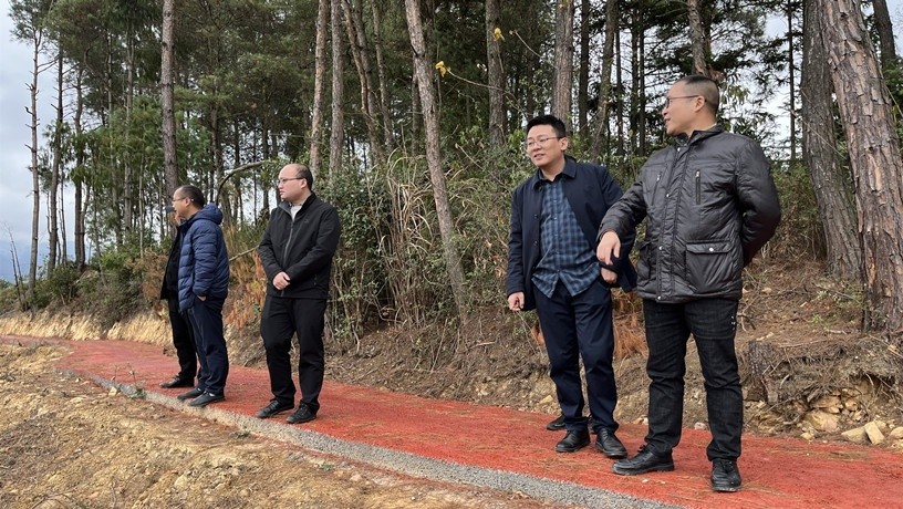 叙永县财政局,县乡村振兴局带队督查赤水镇中央专项彩票公益金项目