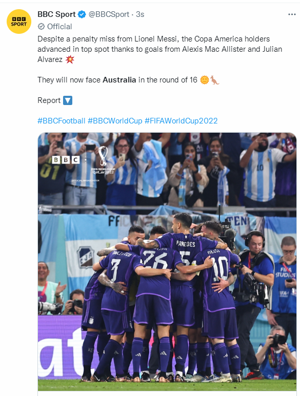 梅西丢点仍被赞全场最佳！外媒称阿根廷可展望半决赛亚洲之光被小觑睿丁英语受政策影响吗
