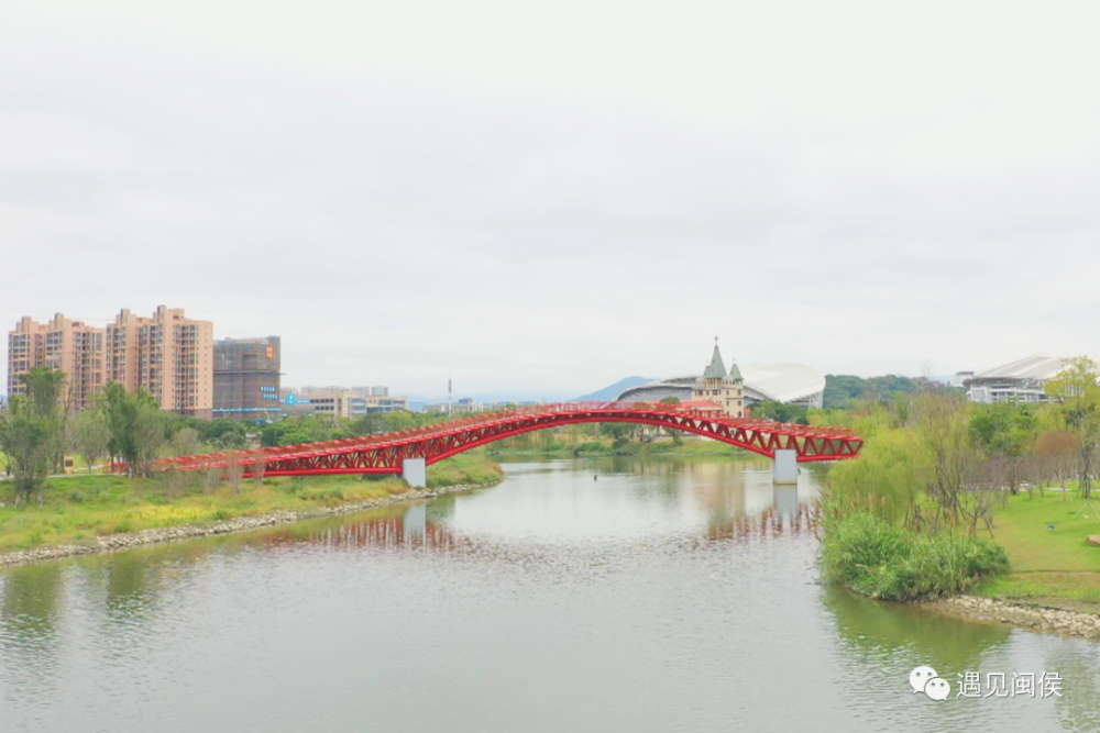 旗山湖公园的每座桥都有了新名字与福州大学城有关