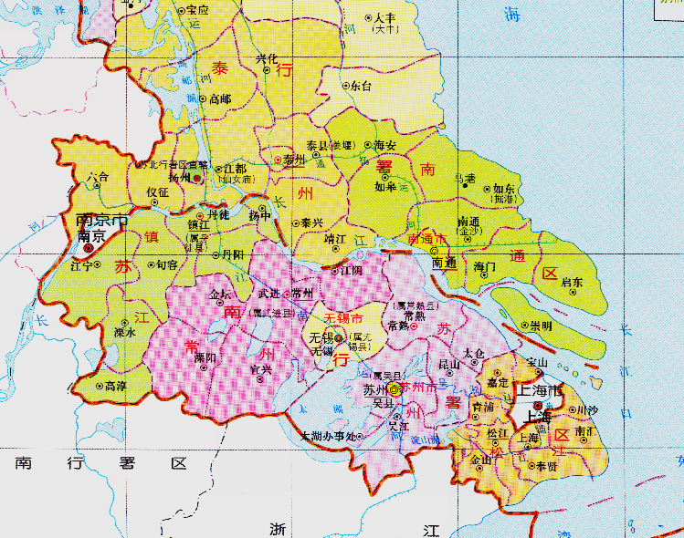 苏州市曾经管理13个县2012年为何形成了10个区县