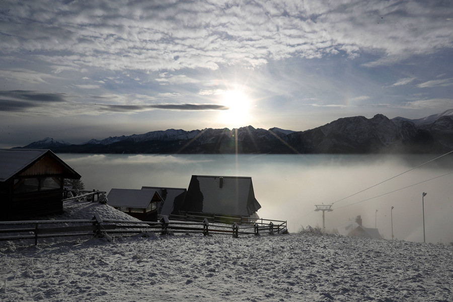 波兰扎科帕内清晨景观