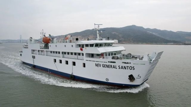 龙海|全市首艘出口车客轮渡交付使用