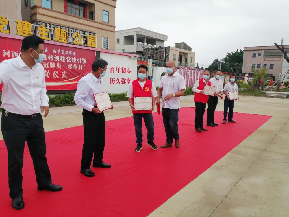 夏陇村党建引领群防群控创建无疫示范村