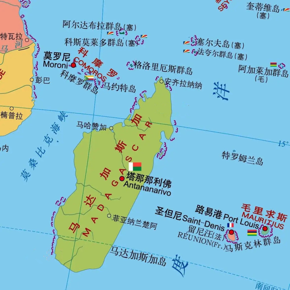 格洛裡厄斯群島法國的非洲離島扼守莫桑比克海峽東大門的鎖鑰