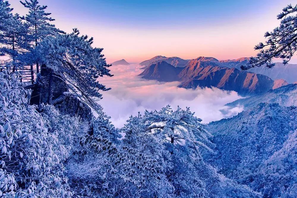 霸屏朋友圈江西雪景大片正在上映中