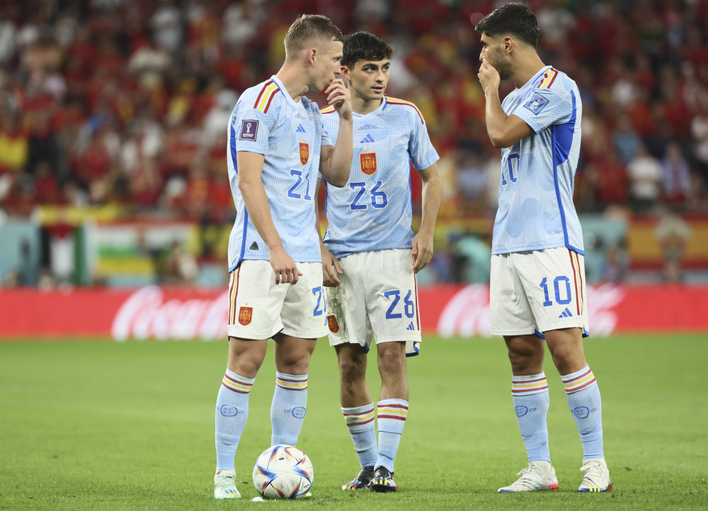 卡塔尔世界杯足球八分之一决赛摩洛哥对阵西班牙11