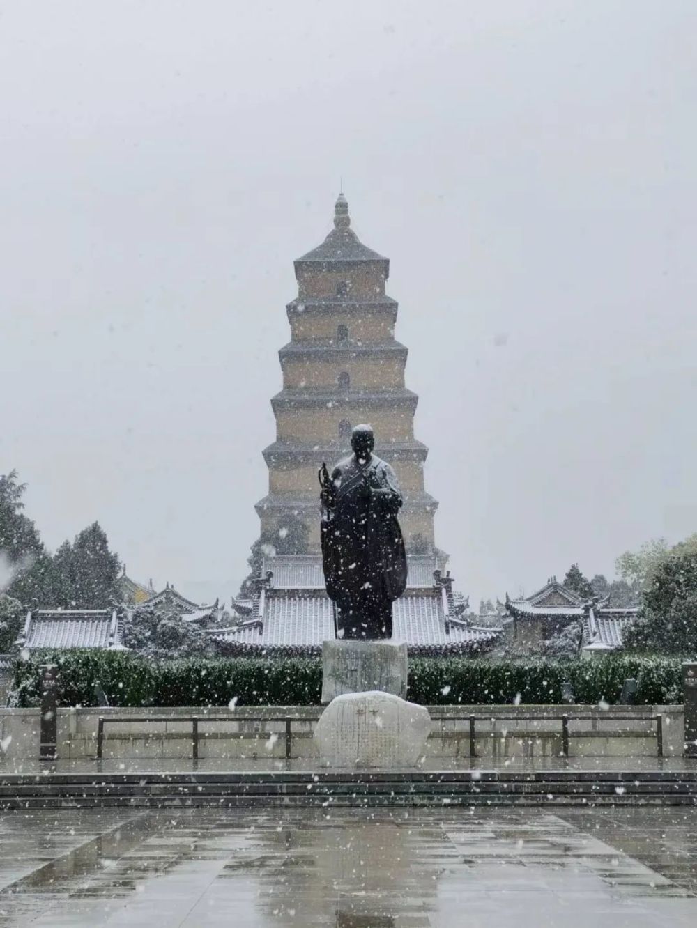 大雪至西安獨家雪景壁紙請收藏