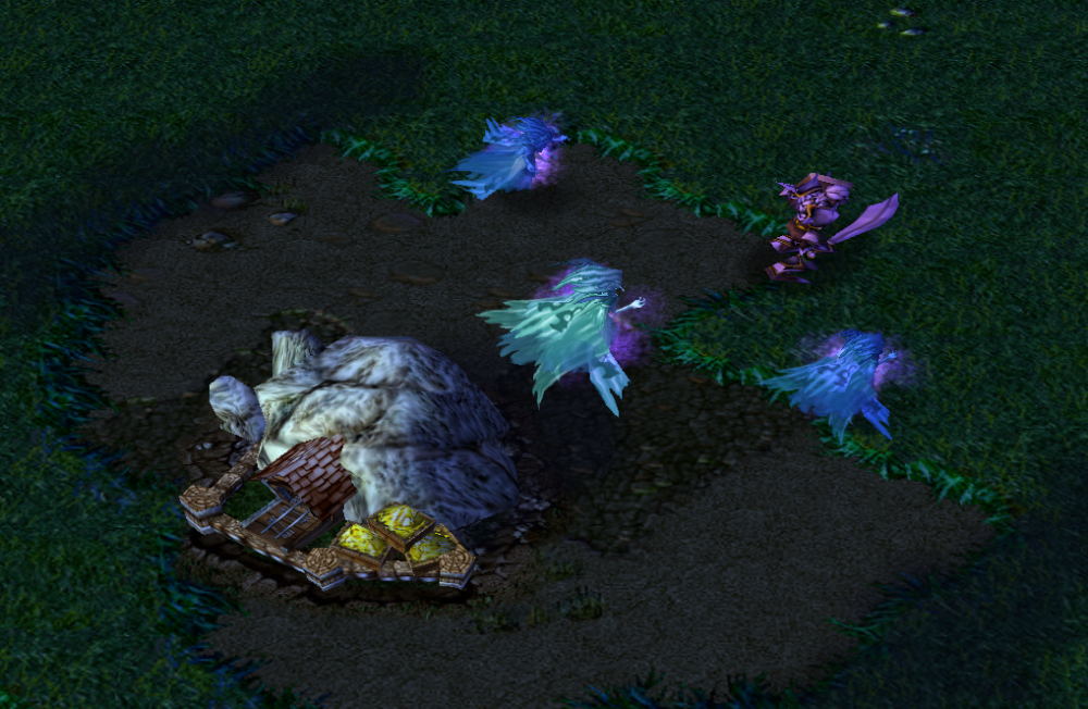 魔兽争霸3:对战地图中,让死亡骑士很难受的点位一览