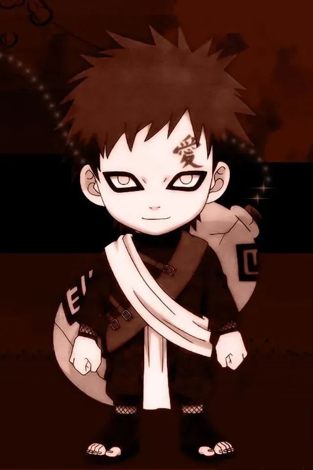 火影忍者五代风影我爱罗可爱帅气手机壁纸20张