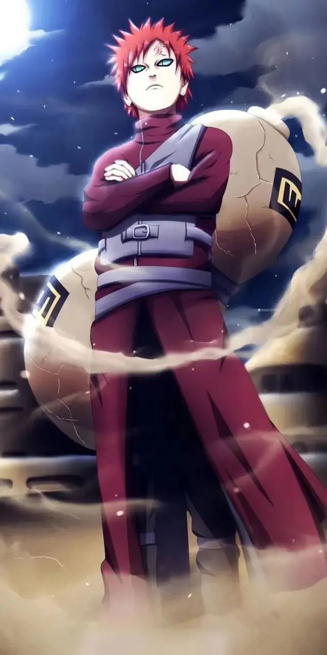 火影忍者五代风影我爱罗可爱帅气手机壁纸20张