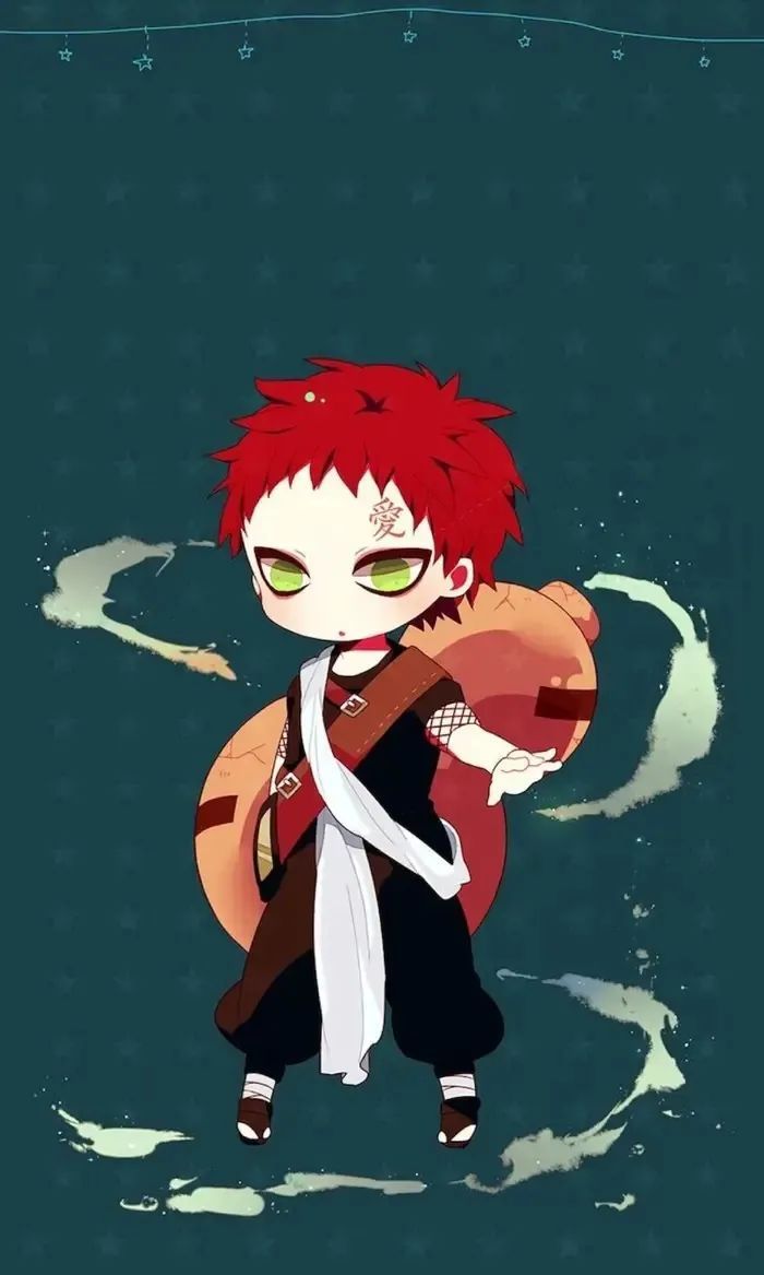 火影忍者五代风影我爱罗可爱帅气手机壁纸20张_腾讯新闻