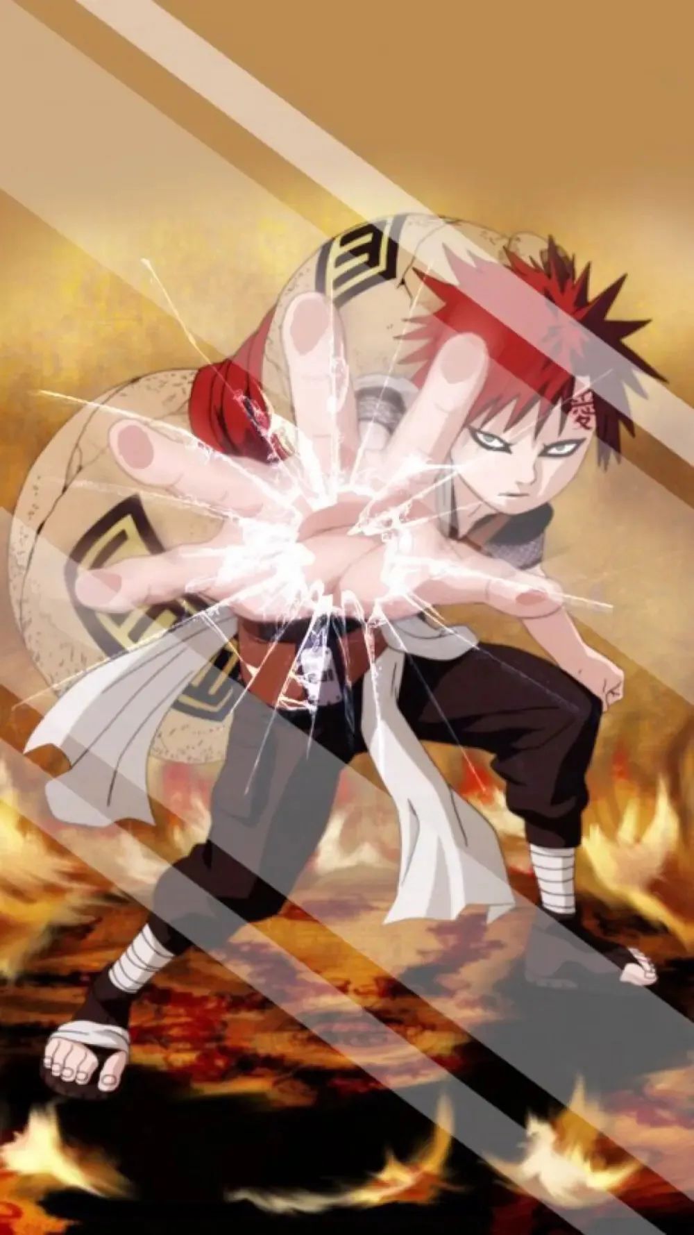 火影忍者五代风影我爱罗可爱帅气手机壁纸20张_腾讯新闻