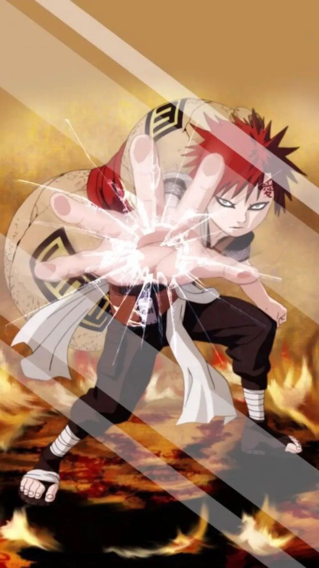 火影忍者五代风影我爱罗可爱帅气手机壁纸20张