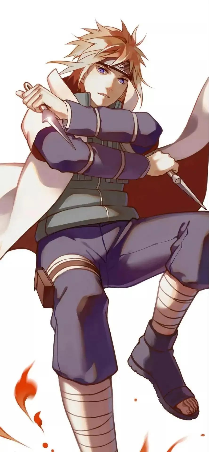 火影忍者四代火影波风水门帅气手机壁纸20张_腾讯新闻