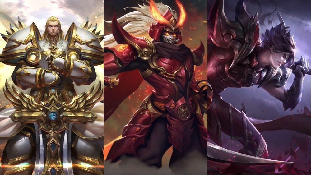 另外的3款日常史诗皮肤分别是项羽-苍穹之光,宫本武藏-鬼剑武士,白起