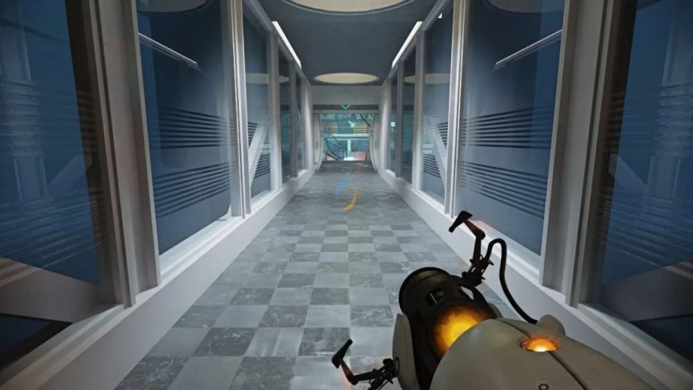 在细节呈现方面,《传送门》rtx版显得更真实,比如游戏中烟雾缭绕的