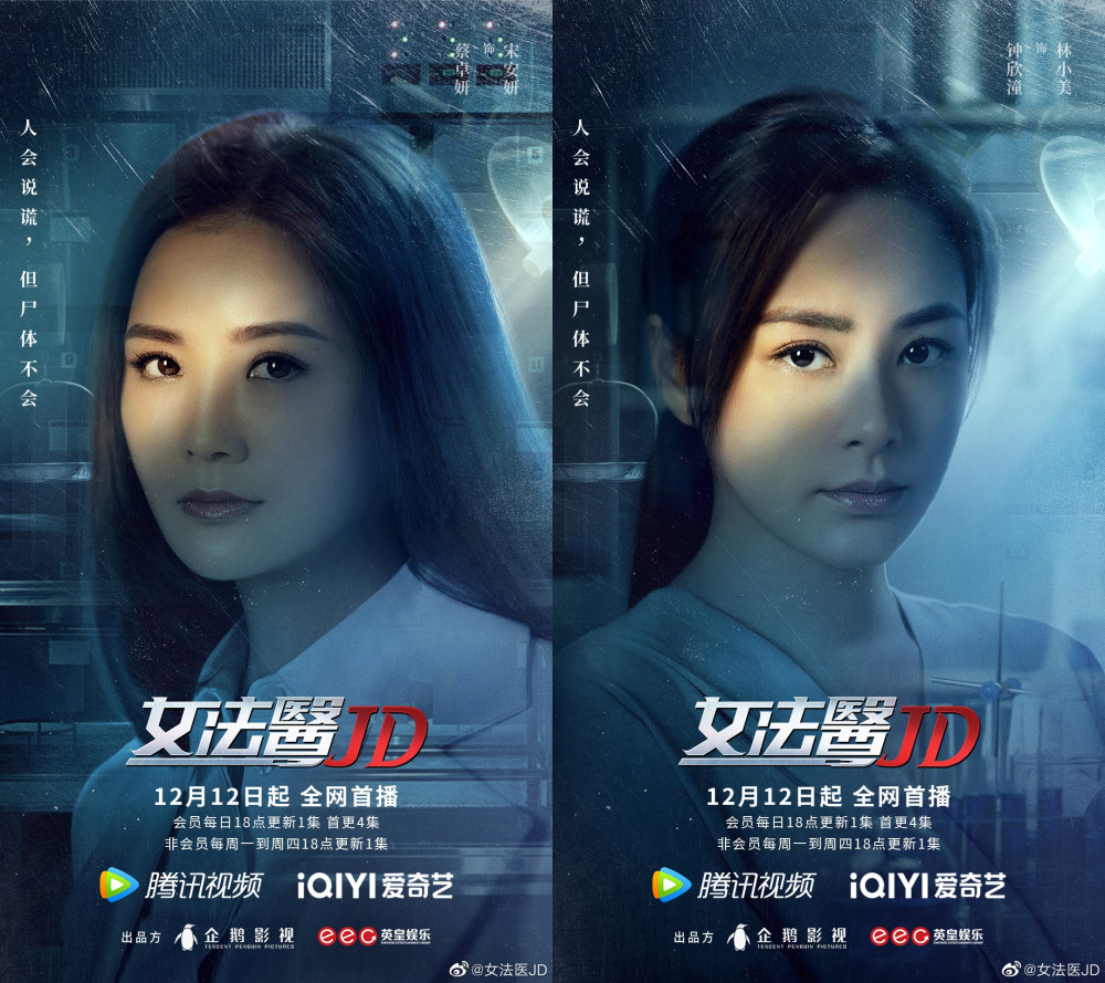 twins时隔十年再合作新剧,《女法医jd》定档12月12日-腾讯新闻