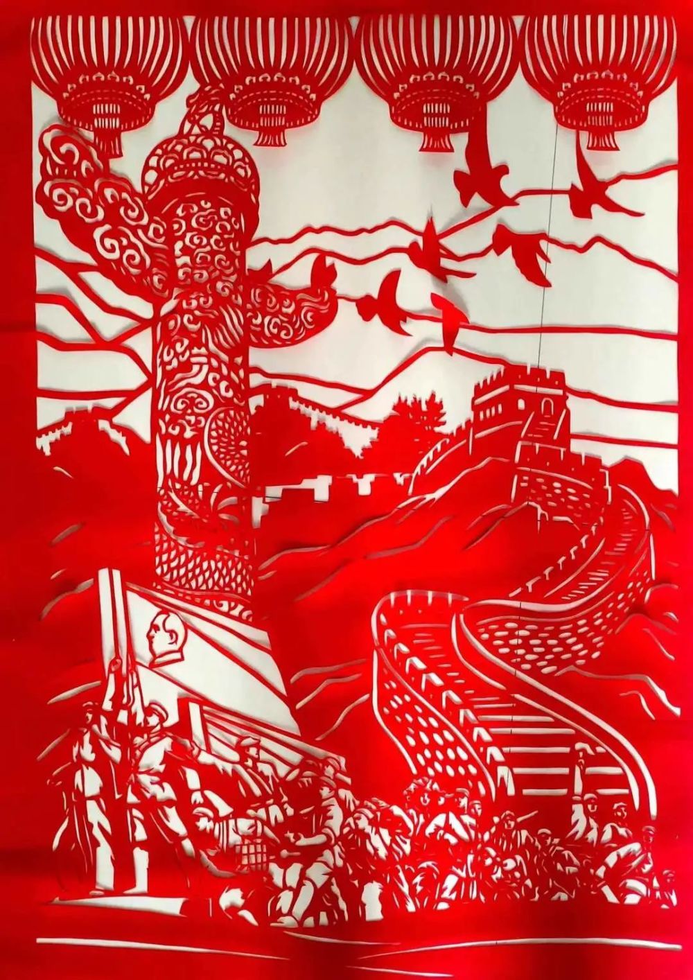 范晓芬《中国长城龙》范晓芬《新疆人民心连心》徐爱华《永远跟党走》