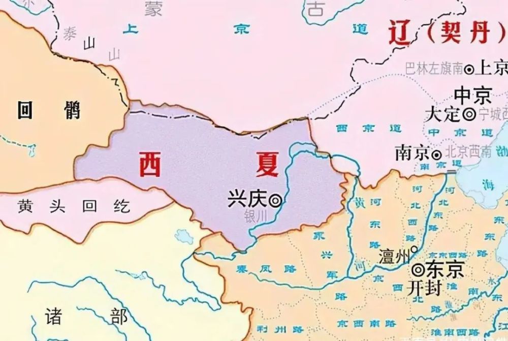 与同时期的北宋,辽,金相比,西夏的领土面积,人口总量,经济规模都十分