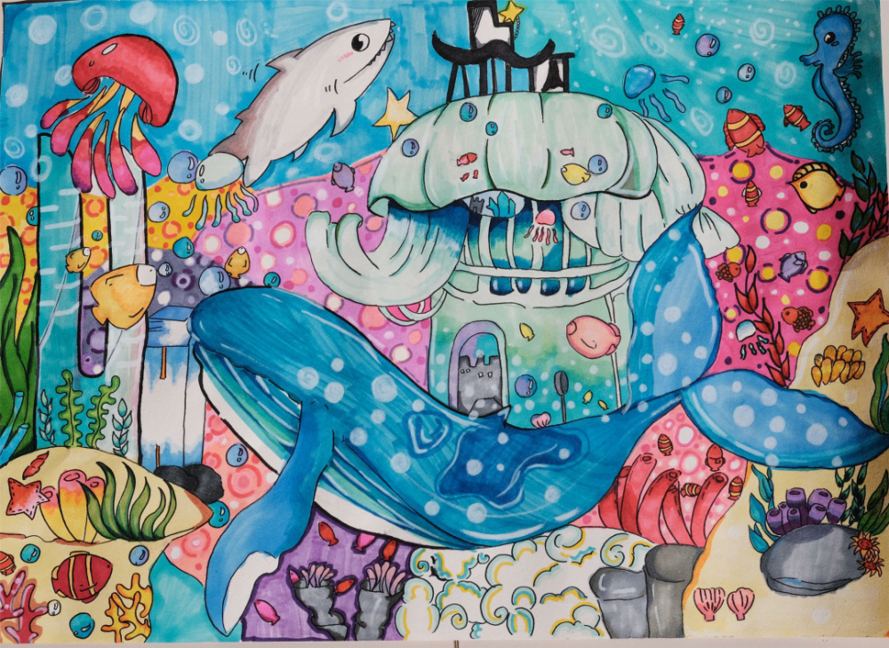 《人鱼眼泪》沈星茹《保护海洋不流泪》 苏昕玥获奖名单一等奖一起来