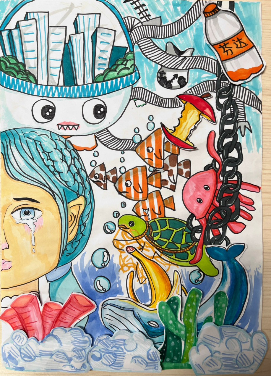 畅想海洋 守护未来|海沧区小学生海洋主题绘画比赛获奖作品出炉!