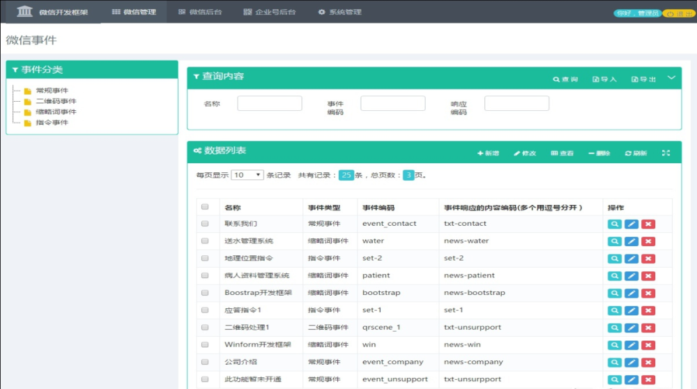 采用基于 MVC＋Bootstrap 微信门户开发框架源码1