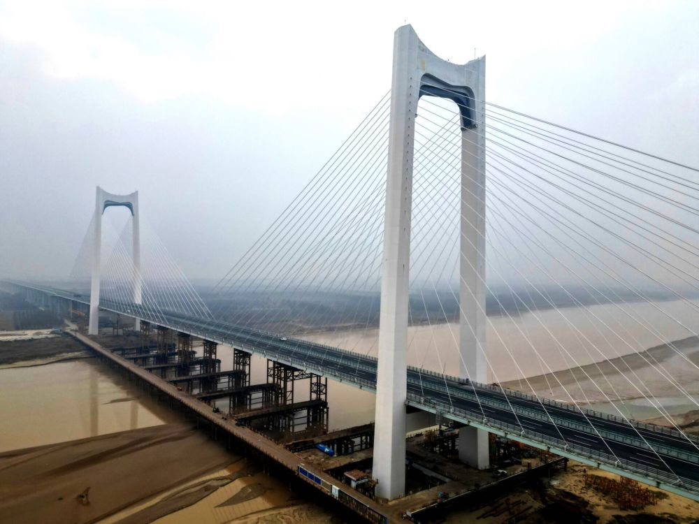 组图|沾临高速公路通车,来看雄伟黄河大桥_腾讯新闻