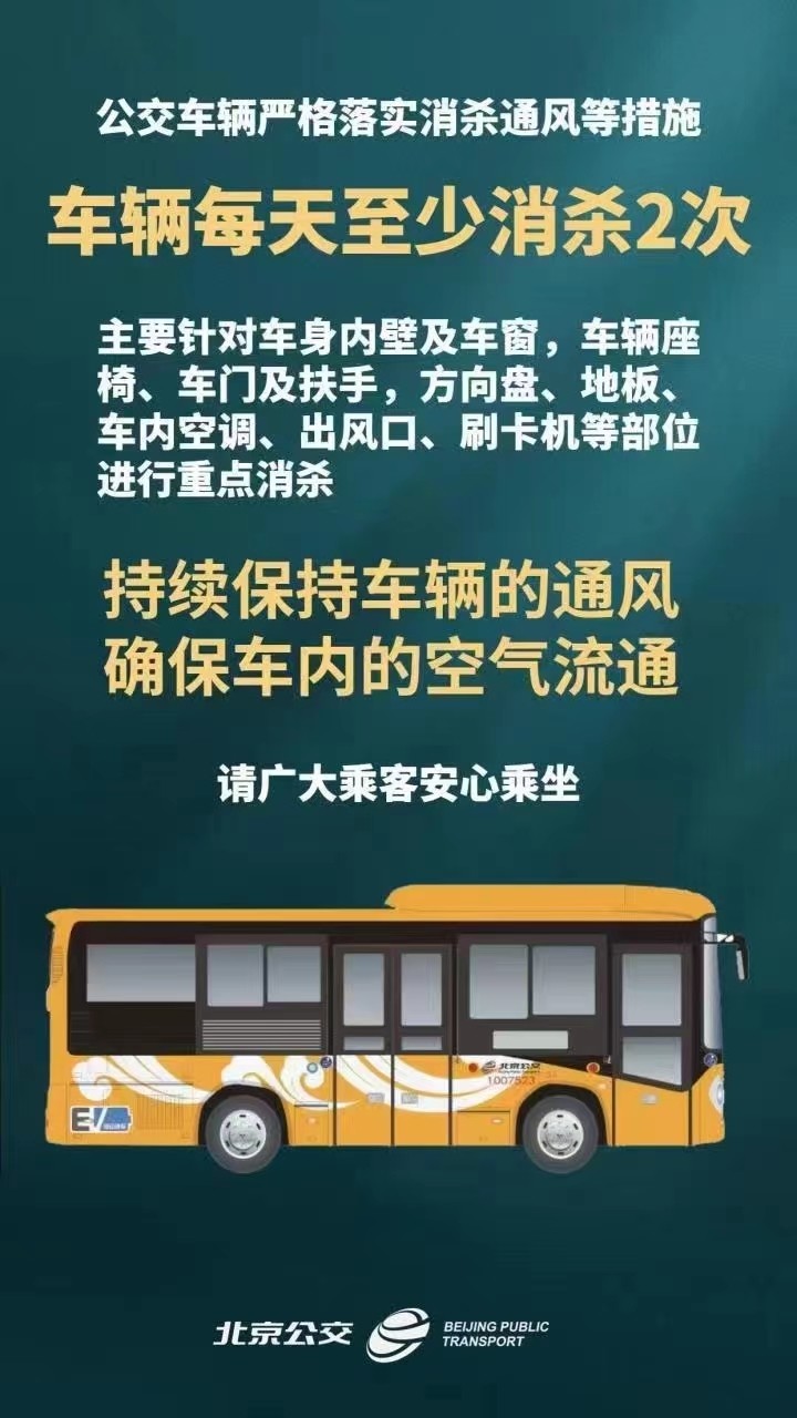 北京公交车厢内部每日进行不少于2次的全面消杀伊朗回国能带多少美元