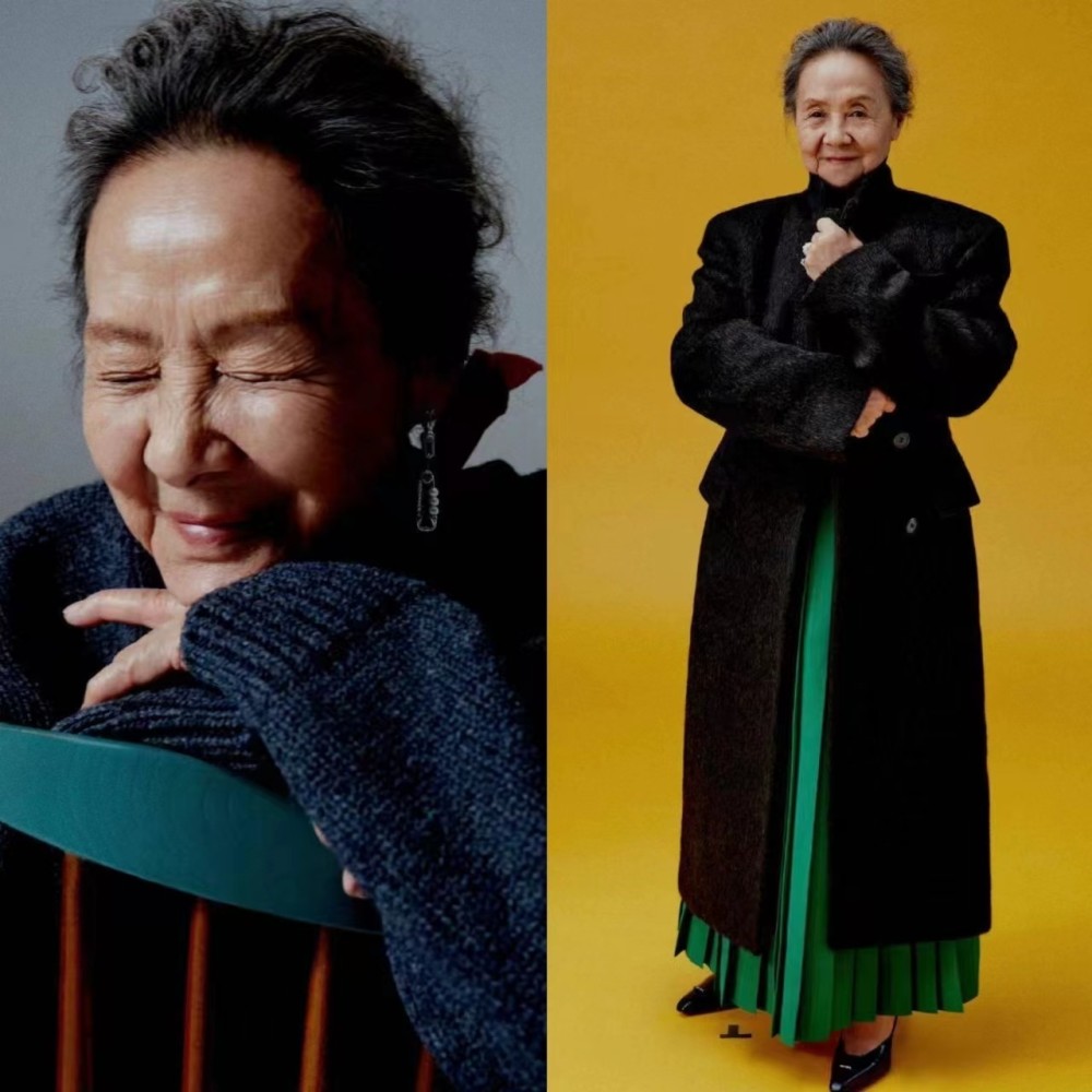 84岁吴彦姝"奶奶"优雅到骨子里!烫卷发爱打扮,到老都是一枝花插图2