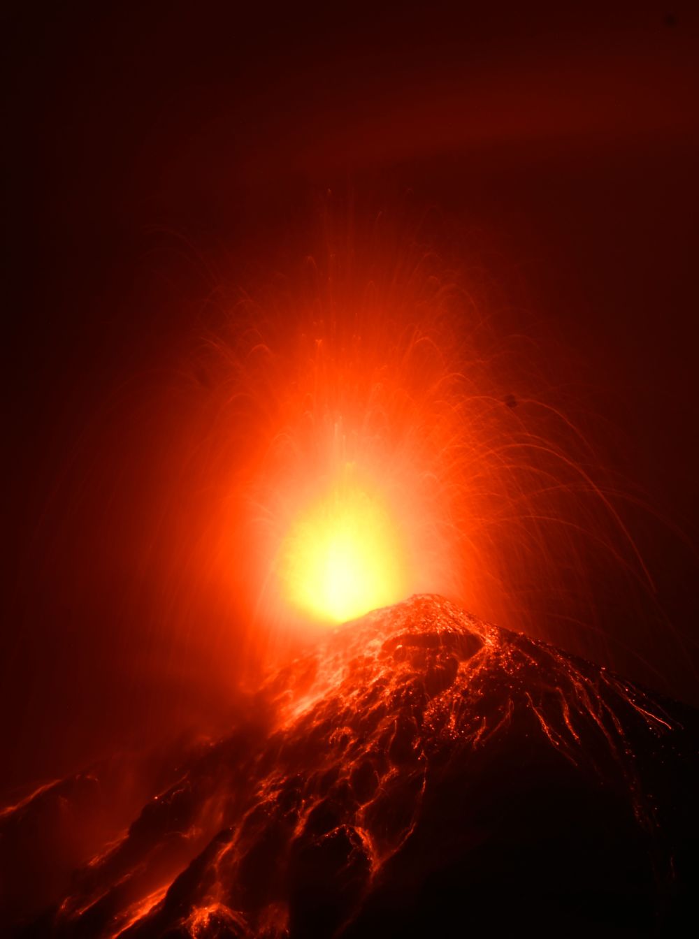 危地马拉:火山喷发